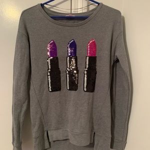Juicy Couture Sequin Lipstick Sweatshirt